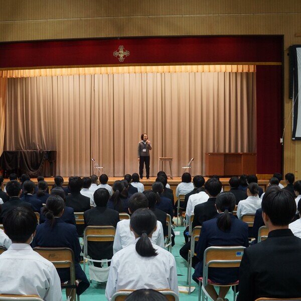 鴨居中学校　マナー講座（11/15）実施報告