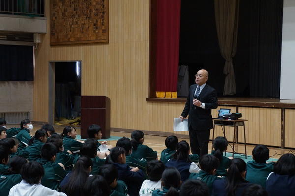 キャリア教育講演会 in 大津中学校