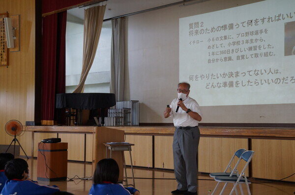 池上中学校　キャリア講演会（7/6）実施報告