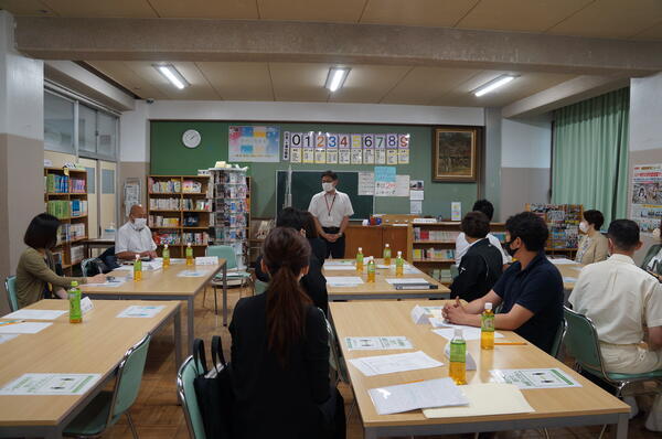 初めてのＰＳ（ポスターセッション）　衣笠中学校